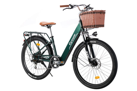 Cityrun 26" City Electric Bike, 40Nm Commuter Bike, 36V 10Ah Li-Battery City eBike